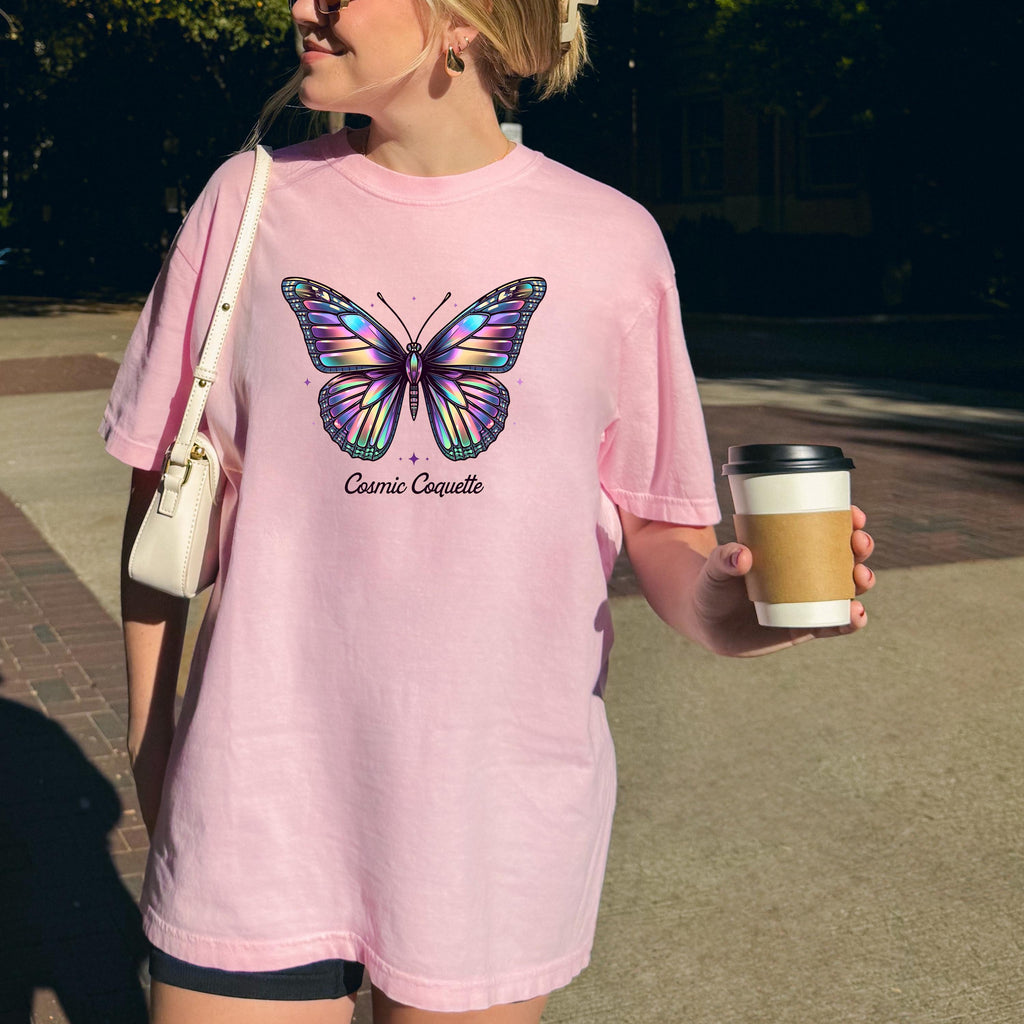 Butterfly Wings Shirt | Monarch Purple Comfort Tee