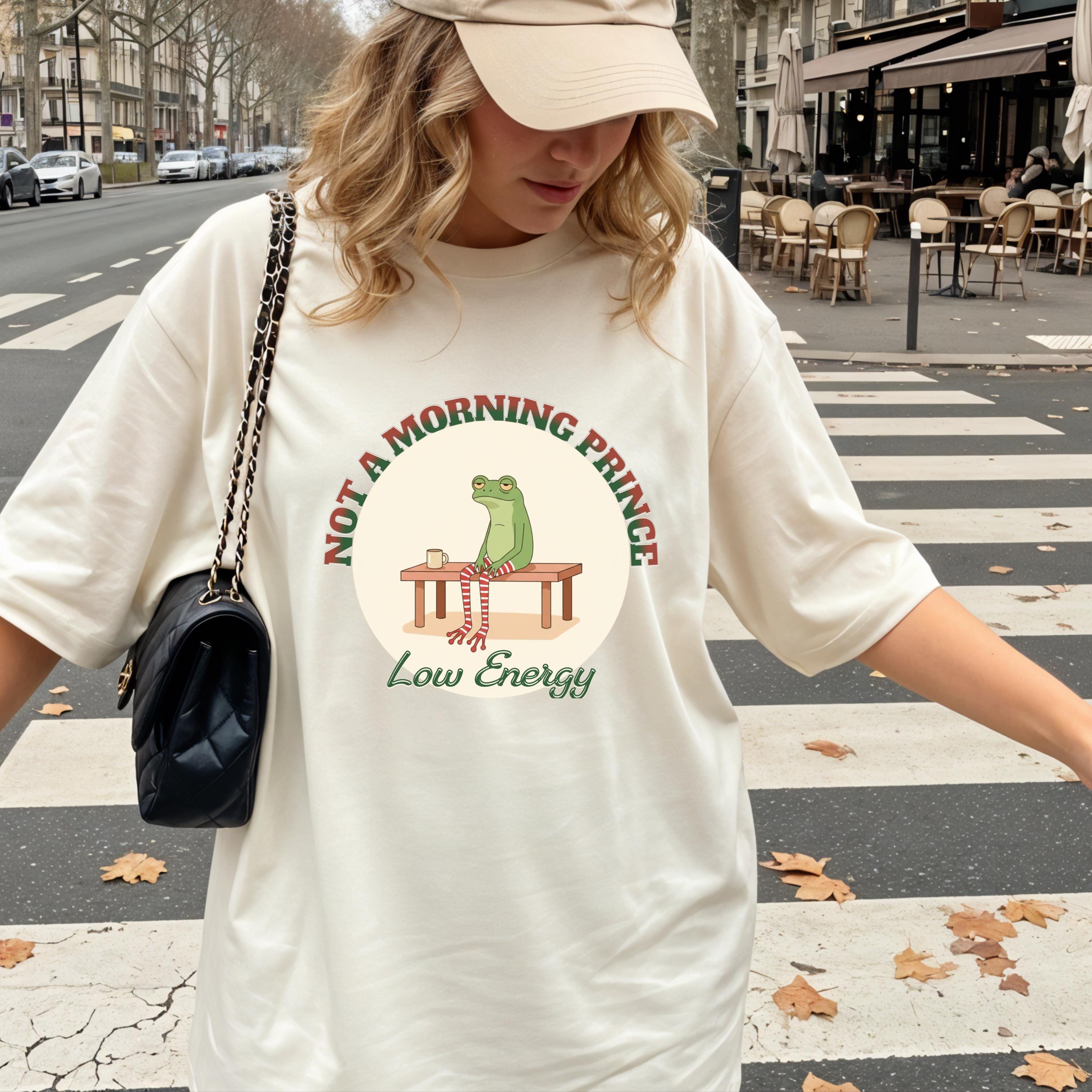 Funny Frog Meme Coffee Shirt - Sarcastic Graphic Tee