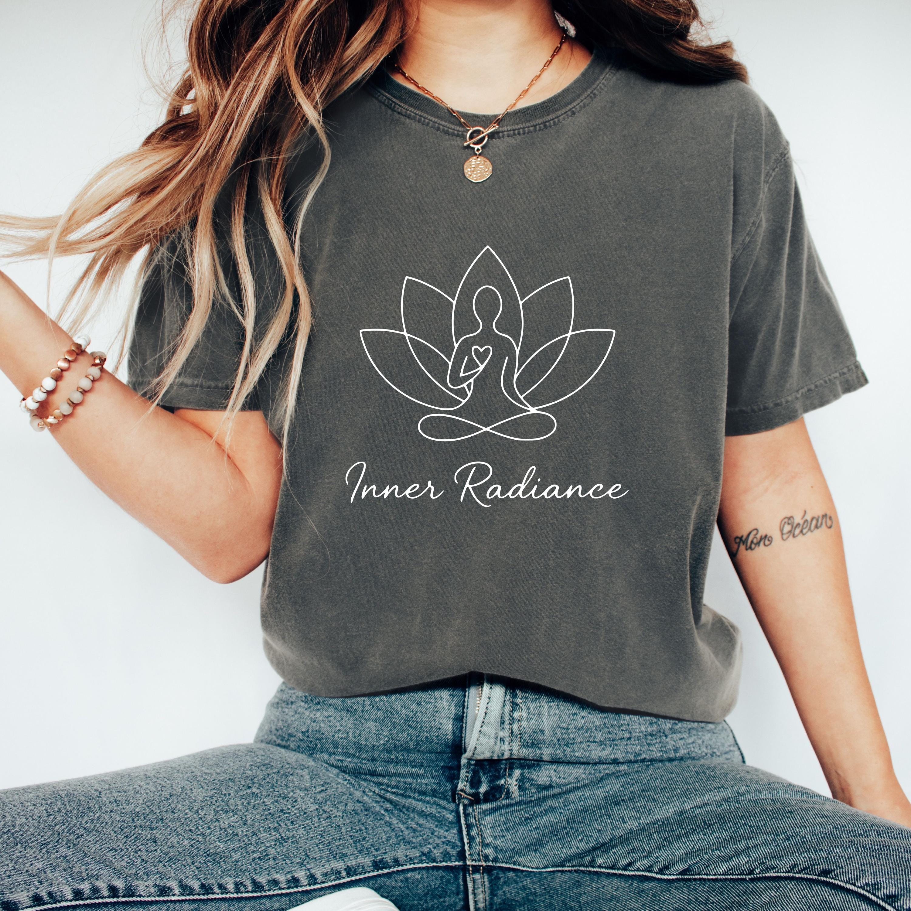 Self Love Lotus Yoga Shirt: Mental Health Tee,