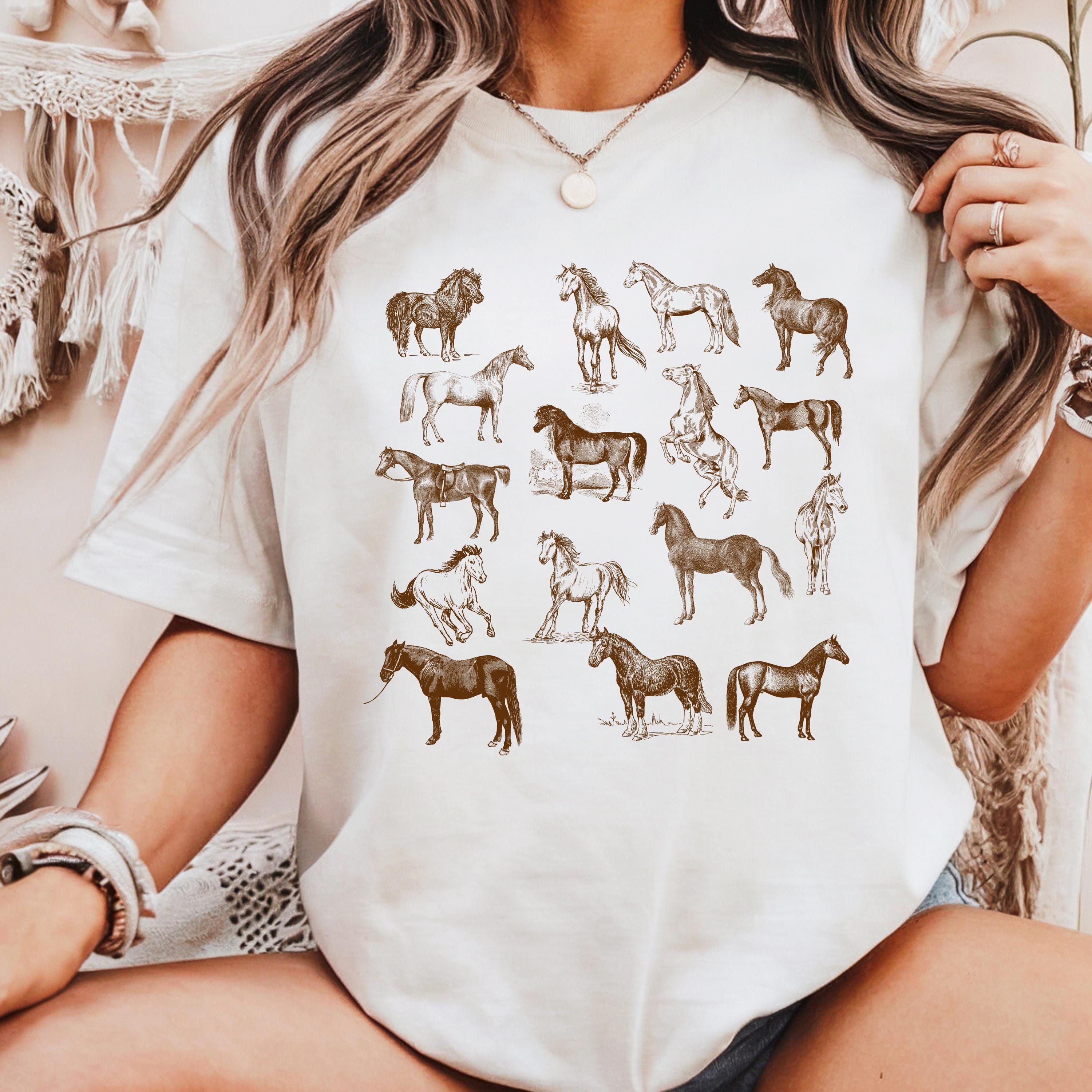 Horse Graphic Tee – Equestrian Country Style Shirt