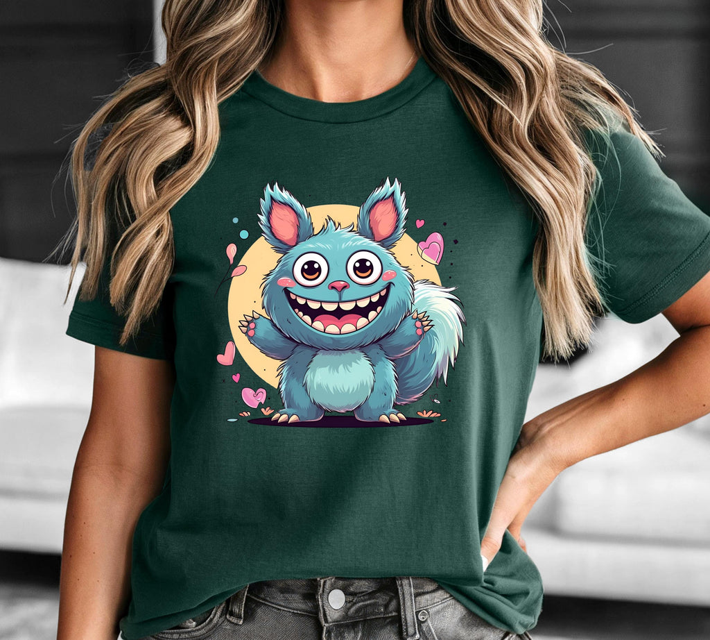 Smiling Squirrel T-Shirt • Unisex • Bella+Canvas 3001