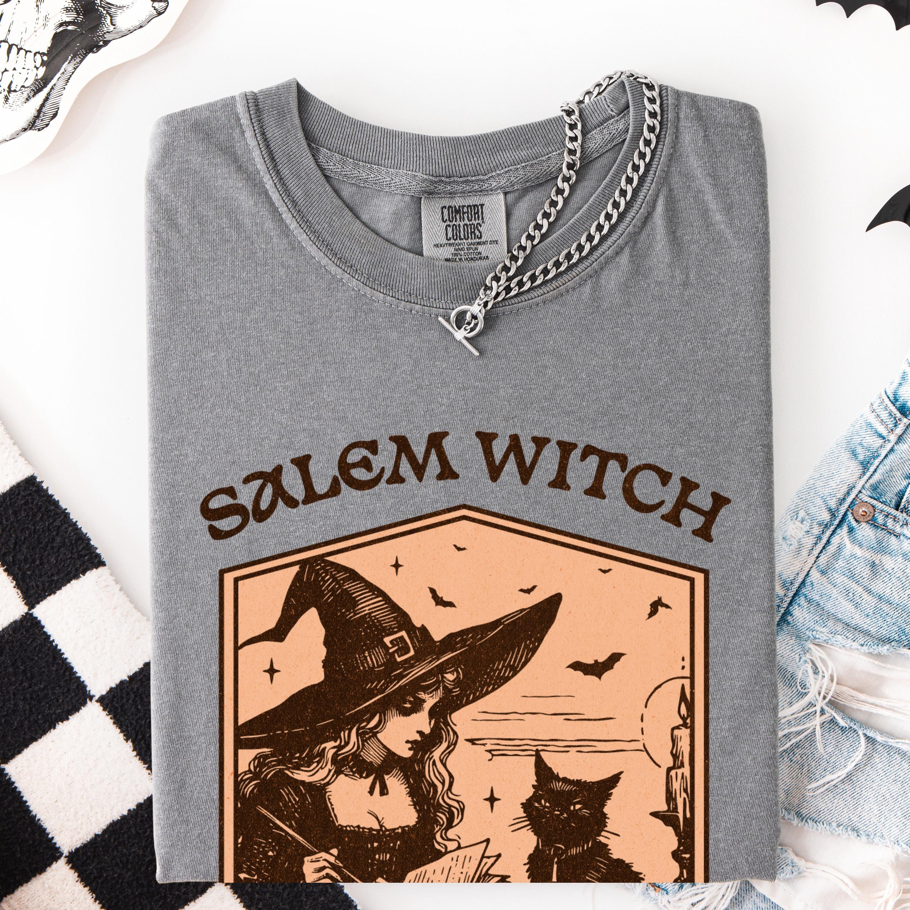Witch Shirt – Black Cat Halloween Tee
