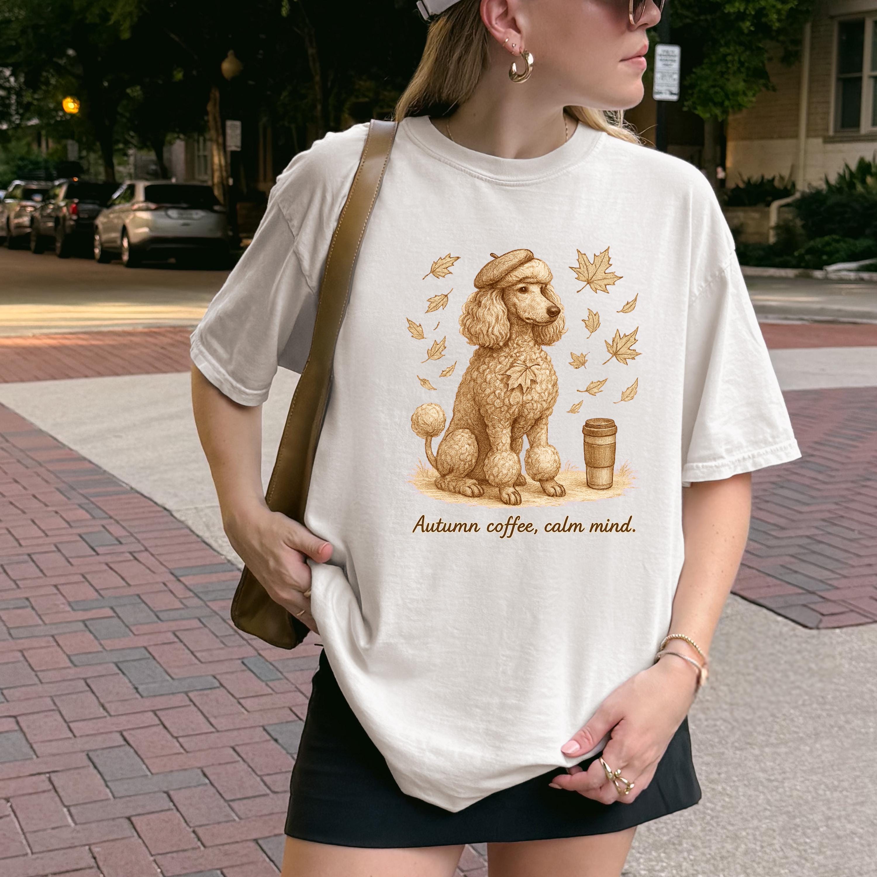 Poodle & Coffee Shirt | Comfort Colors C1717 Yam