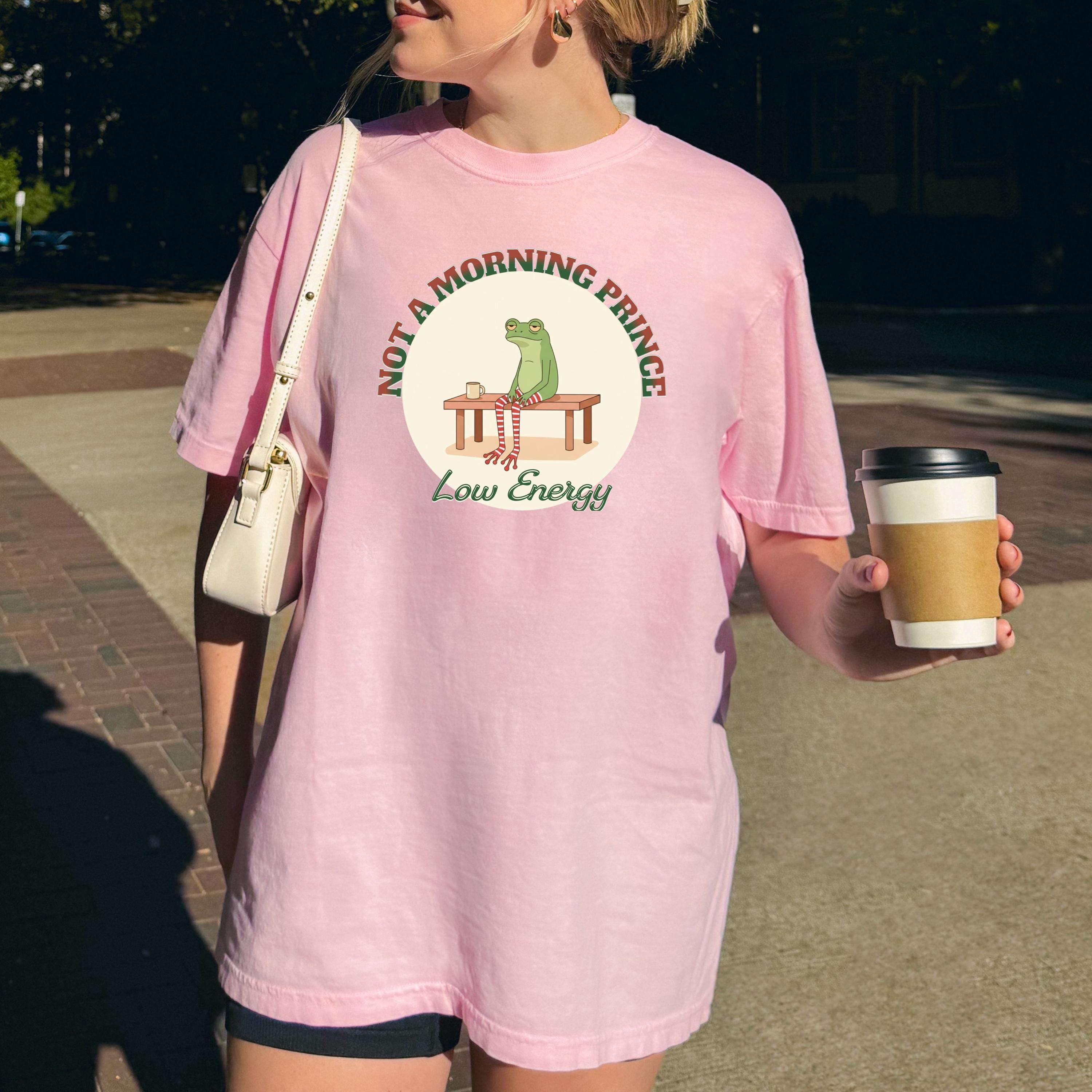 Funny Frog Meme Coffee Shirt - Sarcastic Graphic Tee