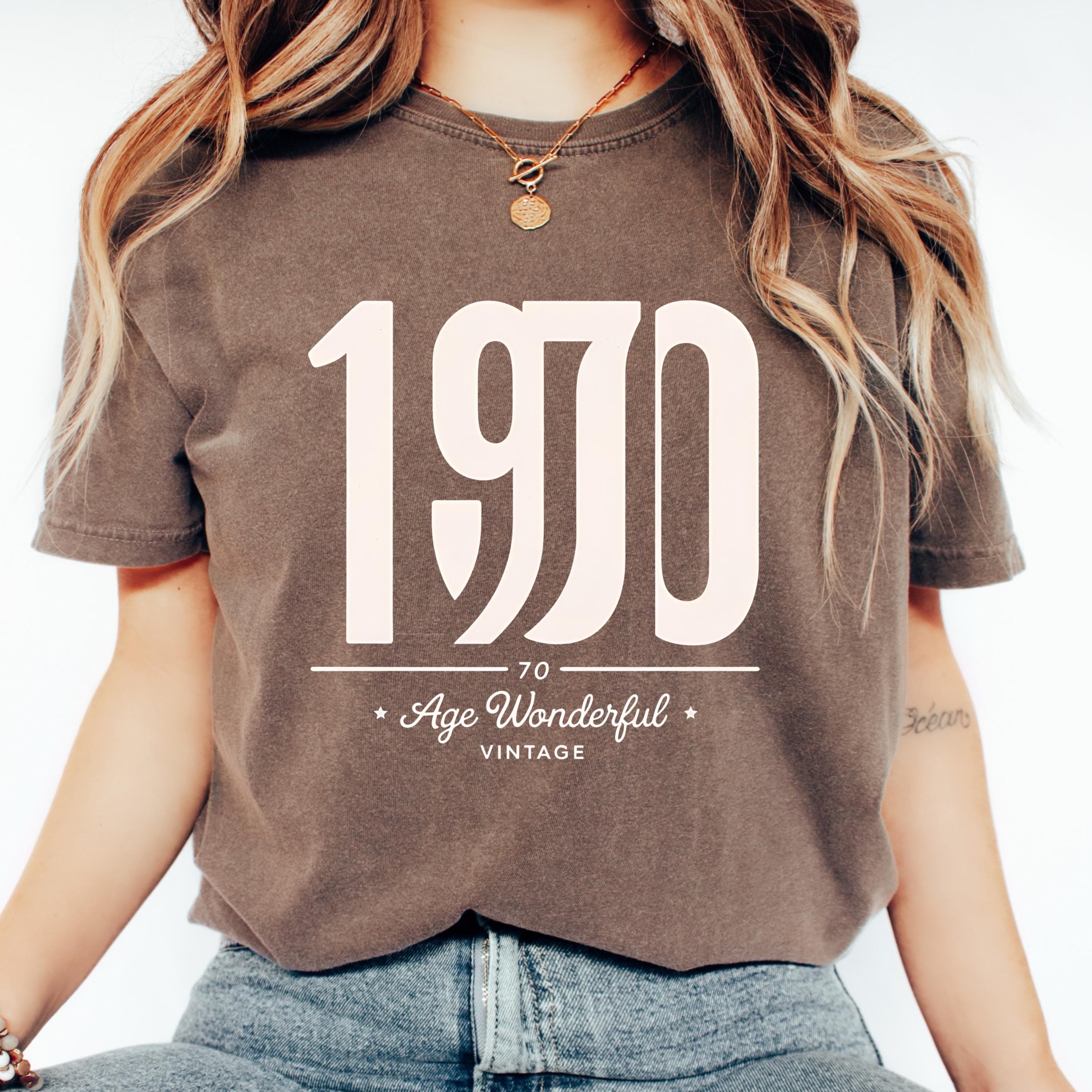 Vintage Shirt 1970 55th   Comfort Colors Shirt