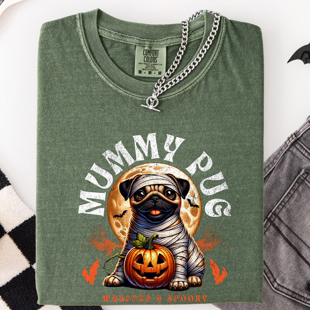 Mummy Pug Halloween Shirt – Funny Dog Tee
