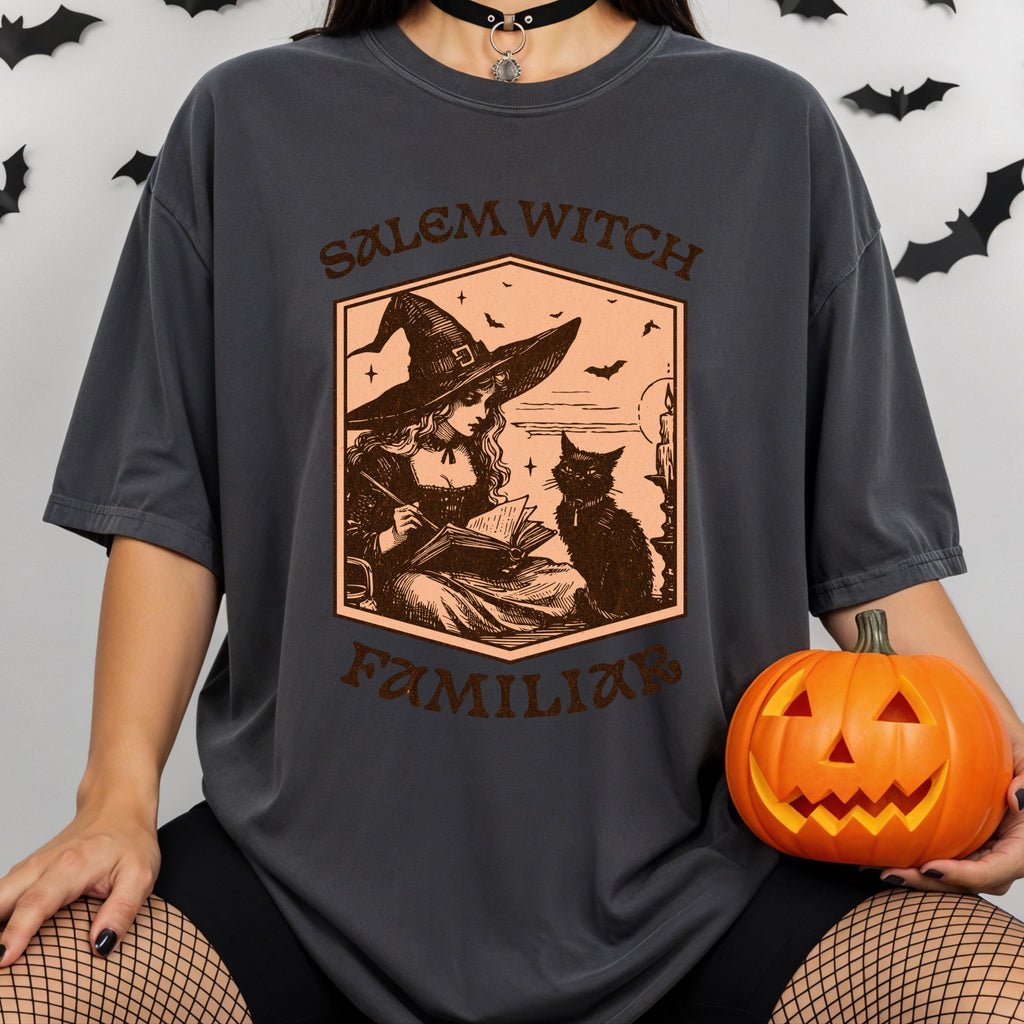 Witch Shirt – Black Cat Halloween Tee