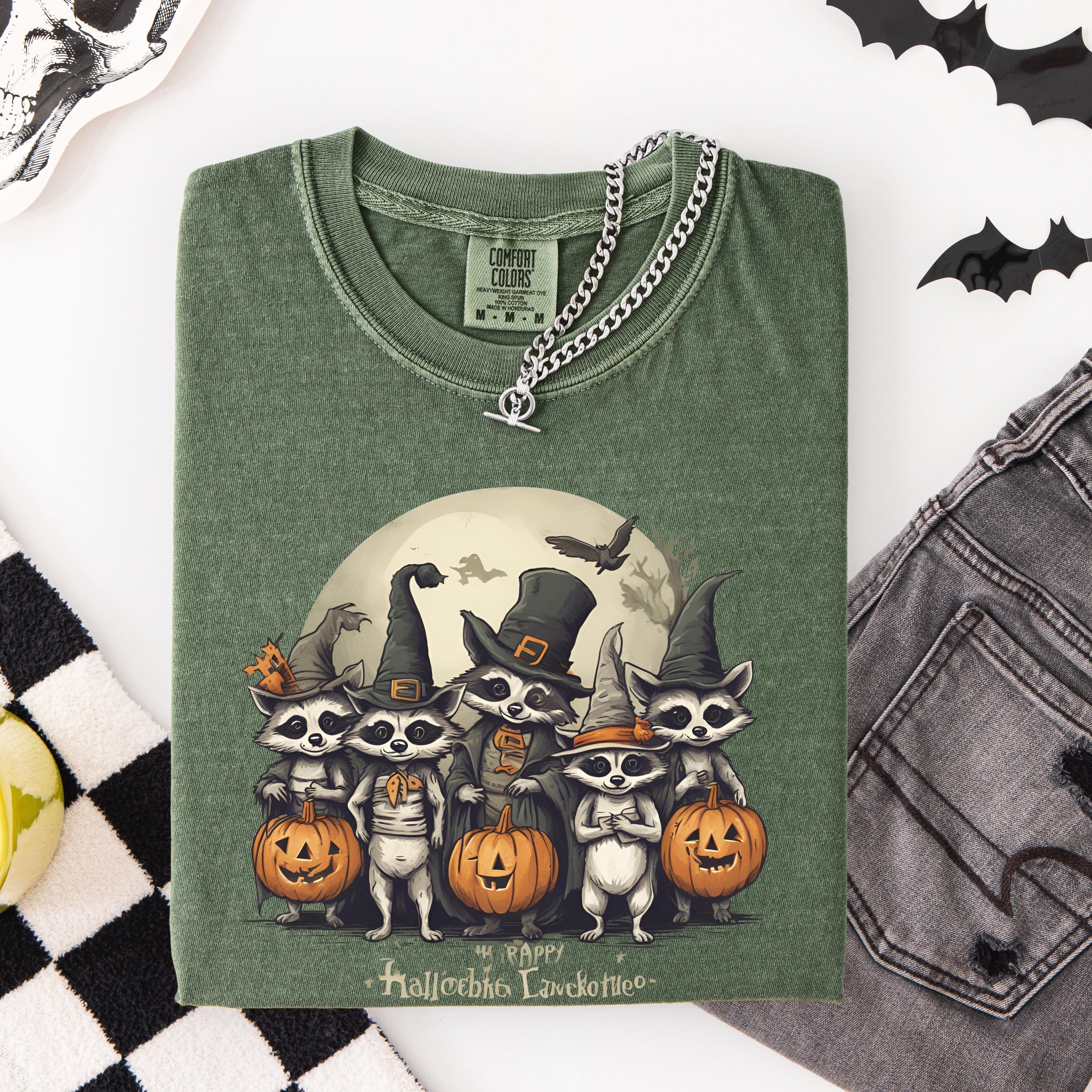Spooky Raccoon  - Funny Halloween Tee