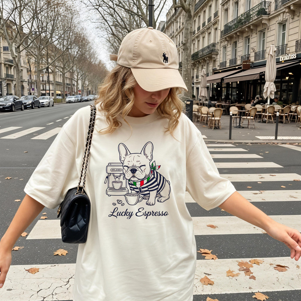 French Bulldog Coffee Lover Tee - Funny Dog Shirt