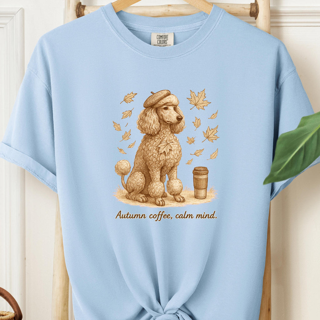 Poodle & Coffee Shirt | Comfort Colors C1717 Yam