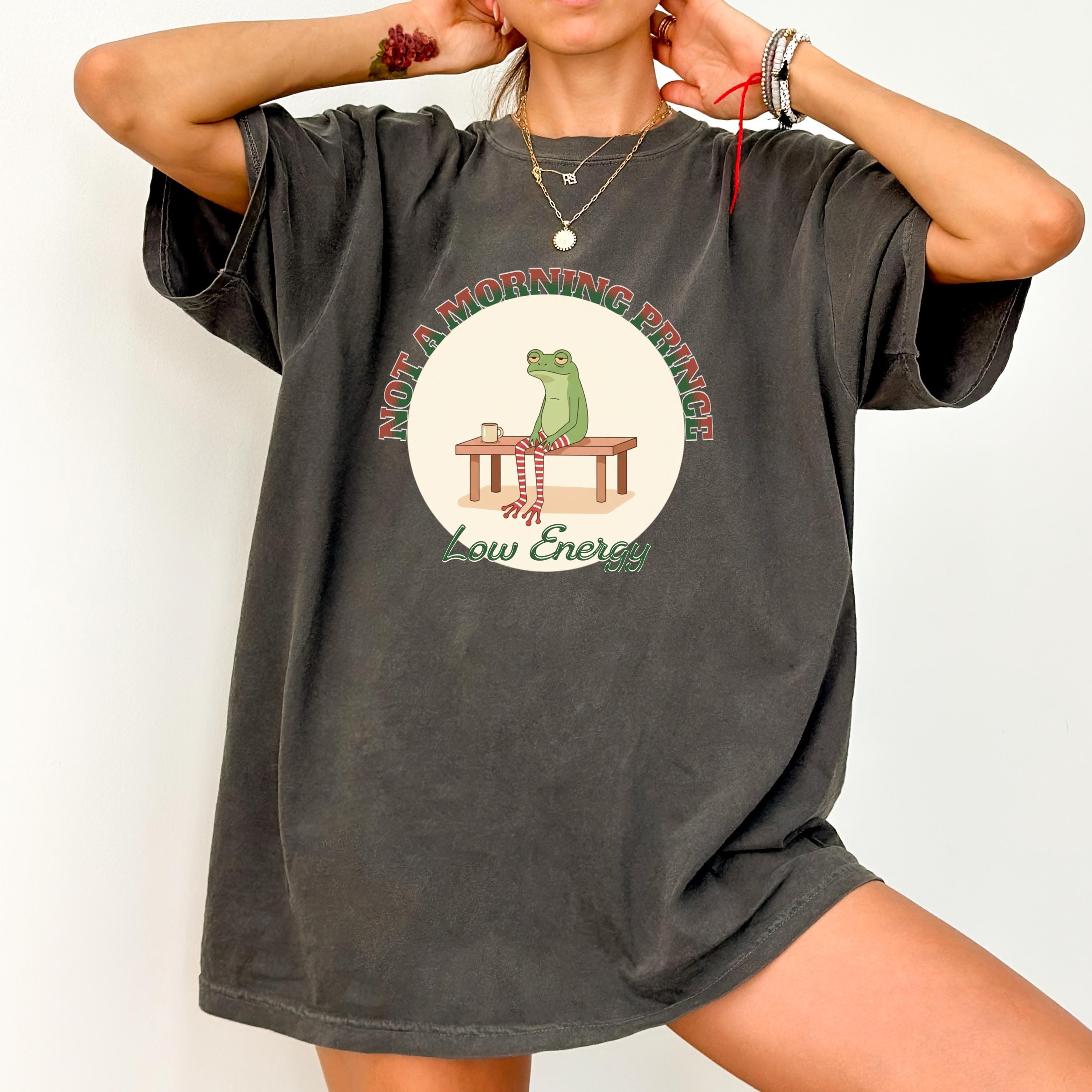 Funny Frog Meme Coffee Shirt - Sarcastic Graphic Tee