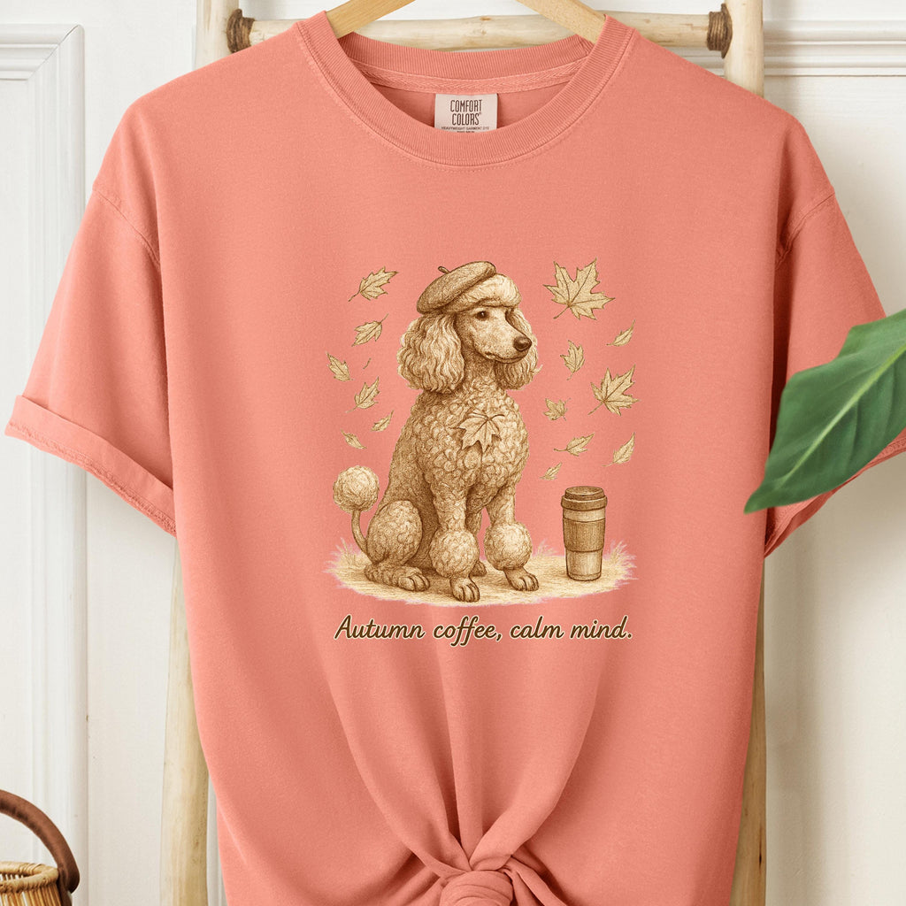 Poodle & Coffee Shirt | Comfort Colors C1717 Yam