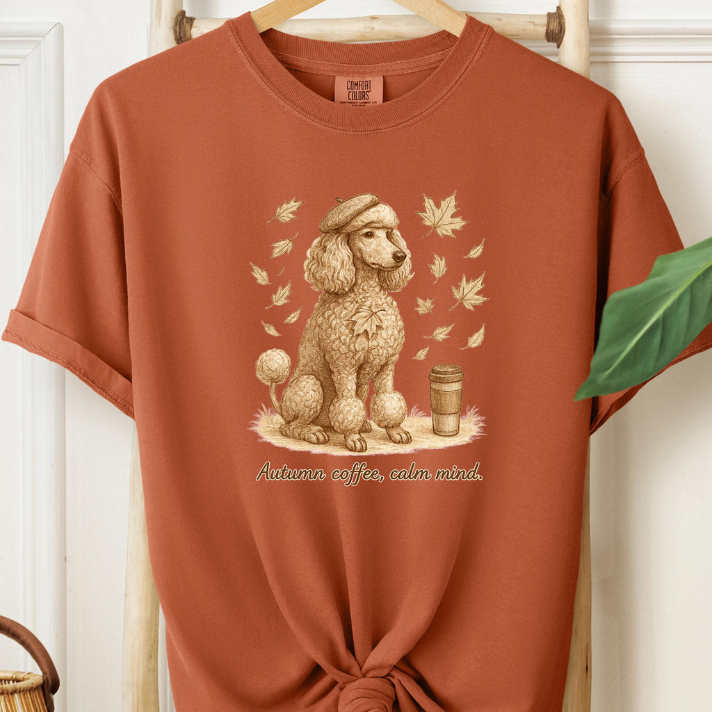 Poodle & Coffee Shirt | Comfort Colors C1717 Yam