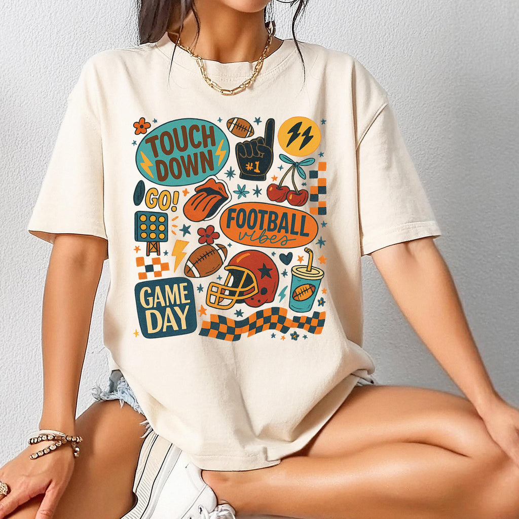 Football Mom Coquette Gameday Tee - Comfort Colors 1717