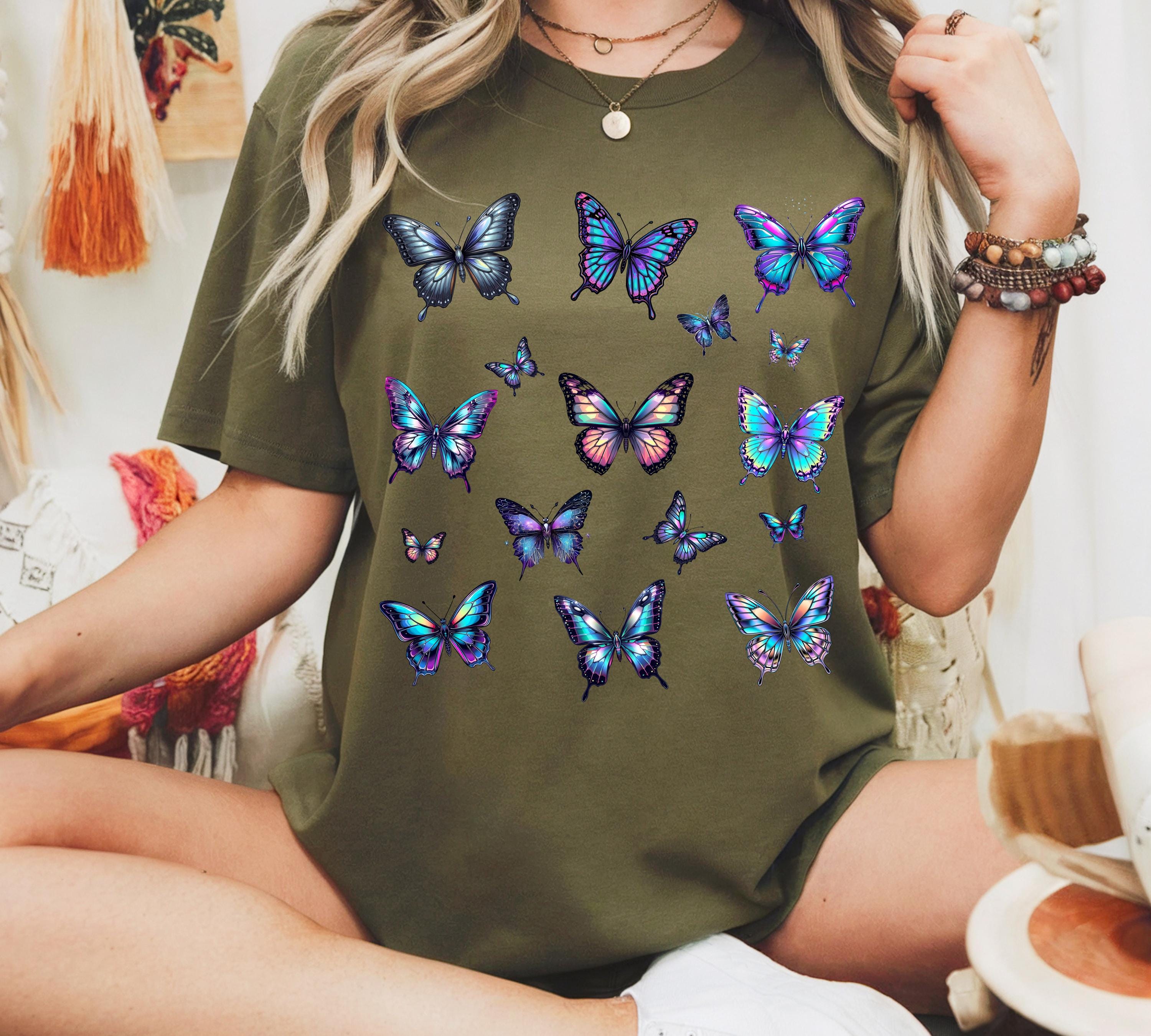 Monarch Butterfly Shirt | Purple Wings Comfort Tee