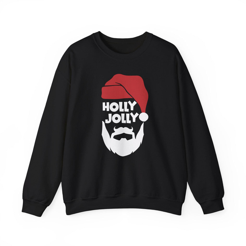 Holly Jolly Santa Beard sweatshirt | Christmas holiday crewneck