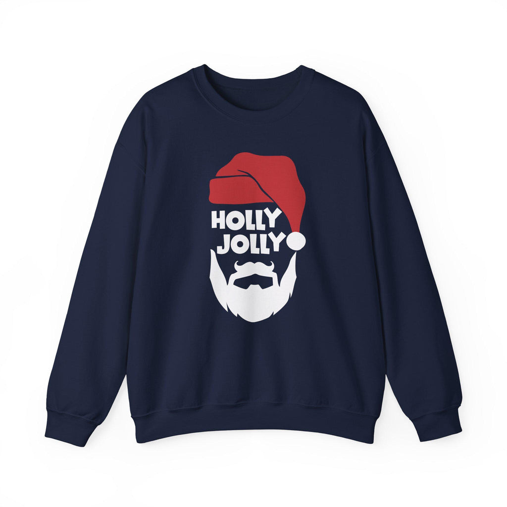 Holly Jolly Santa Beard sweatshirt | Christmas holiday crewneck